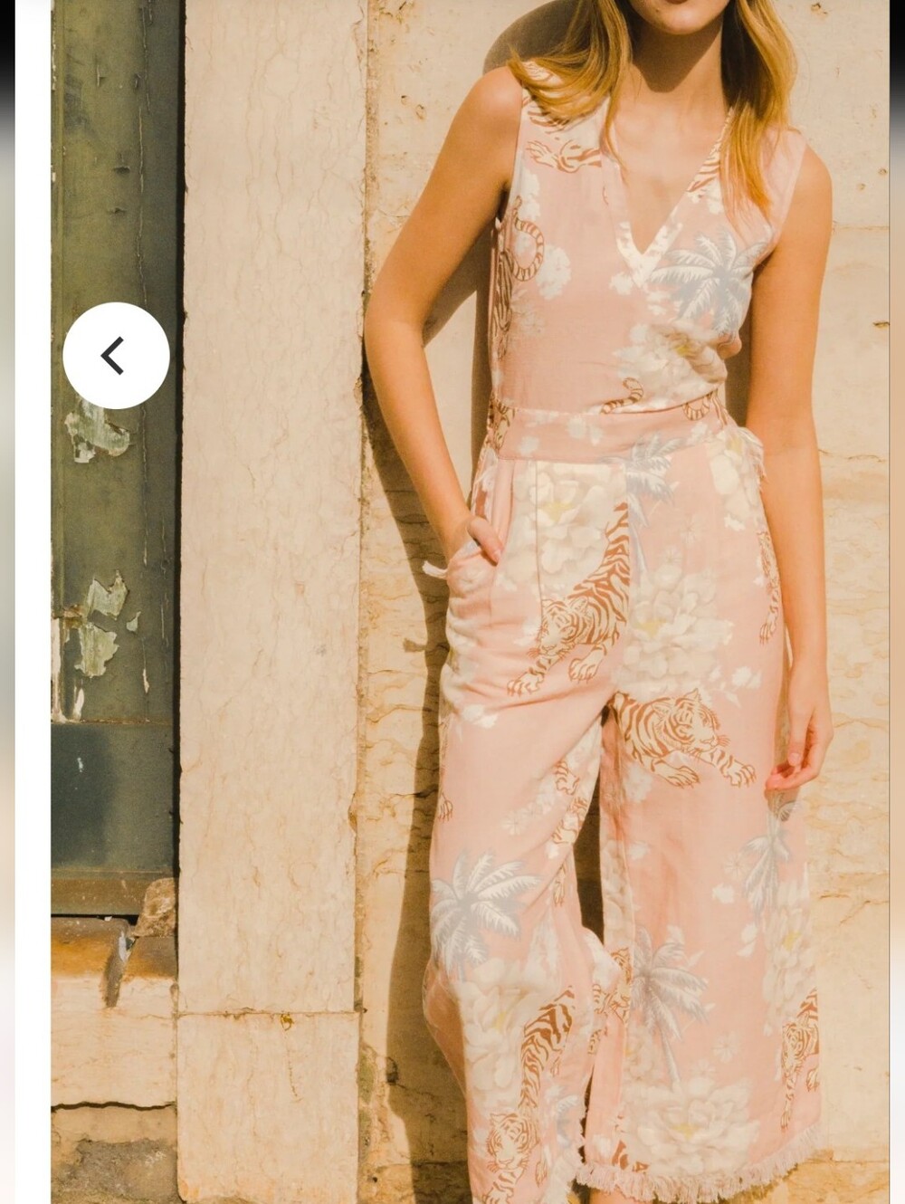 Las Surenas Romantic Tiger Jumpsuit